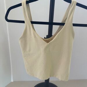 Lululemon Khaki Align Tank Top Size: 0